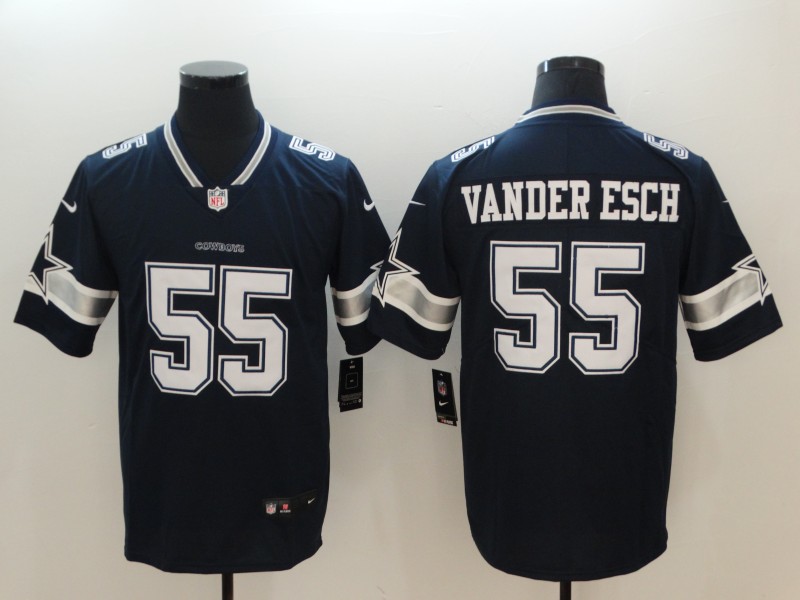 Men Dallas Cowboys #55 Vander esch Blue Nike Vapor Untouchable Limited Playe NFL Jerseys->dallas cowboys->NFL Jersey
